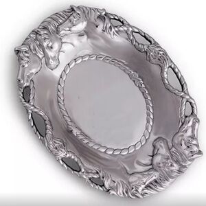 Arthur Court Designs Horse Oval Tray  Equestrian Collection.